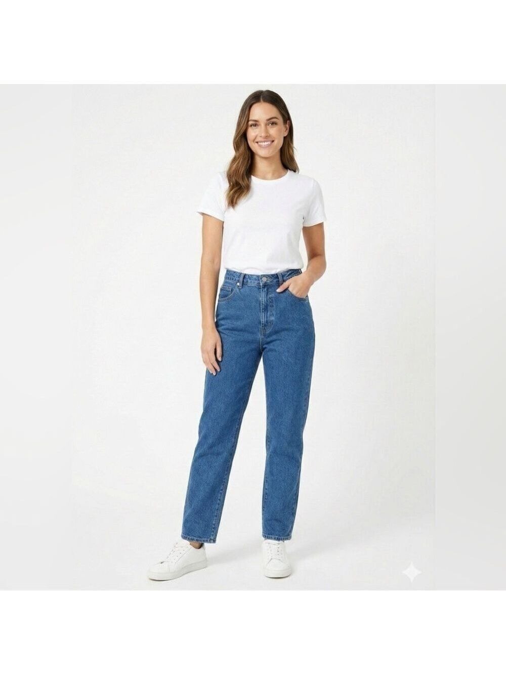 FRENCH DRESSING Straight Leg High Waist Medium Wash Jeans US Sz 10